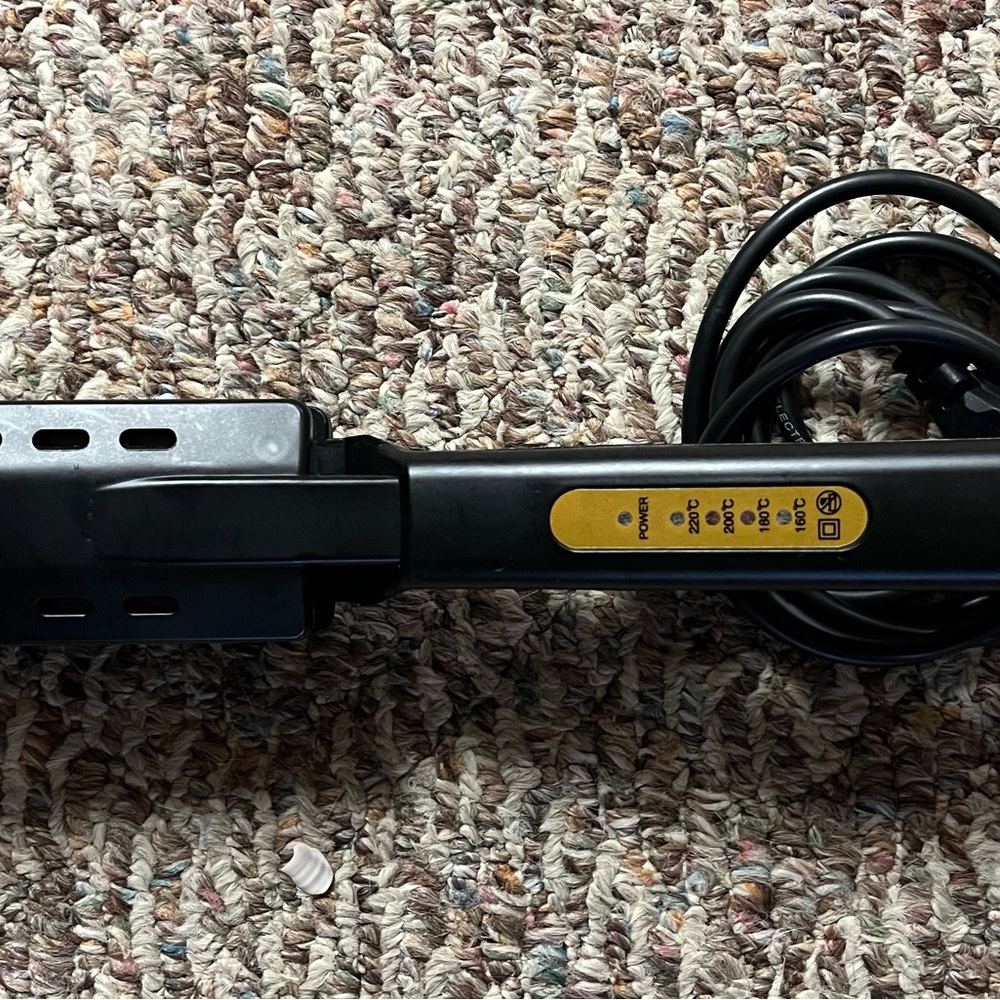 Adjustable Hair Straightener Curler 2 in 1 Ceramic Ionic Flat Iron Straightening